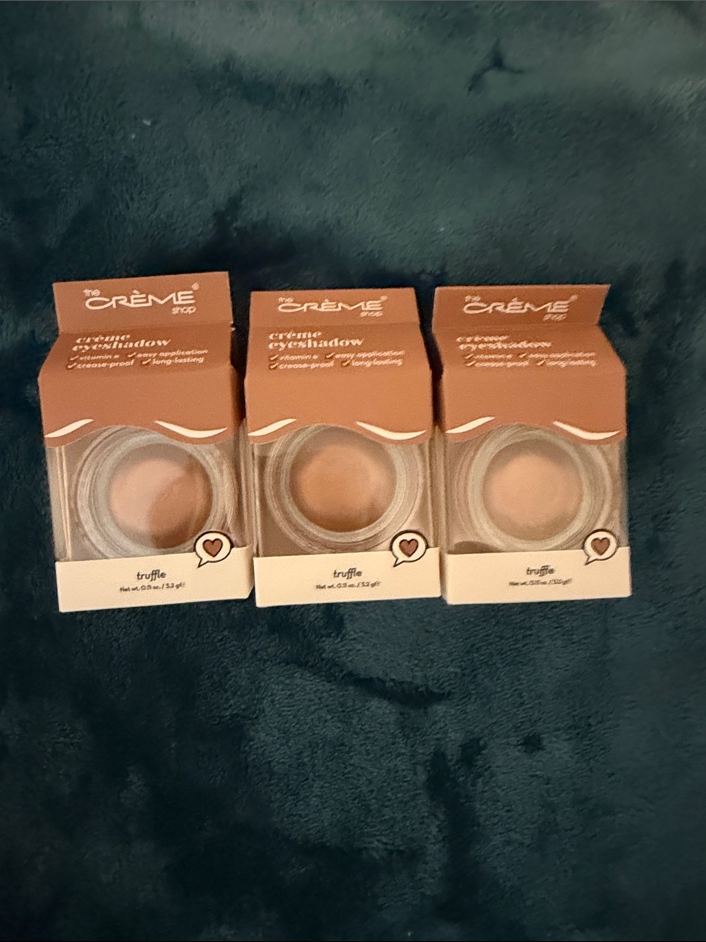 The Crème Shop Truffle Crème Eyeshadow Trio - Neutral Brown
